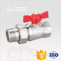 China manufacturer brass ball cock threaded ball valve